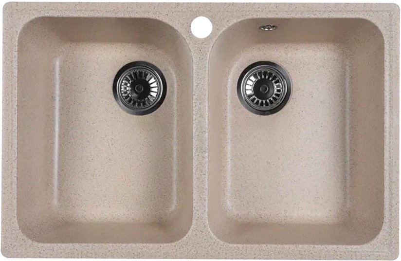 

Кухонная мойка Marblan Duas (гранит, с сифоном)