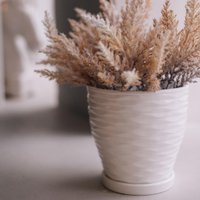 Вазон Вещицы Эллипс Fdtc4 (белый)