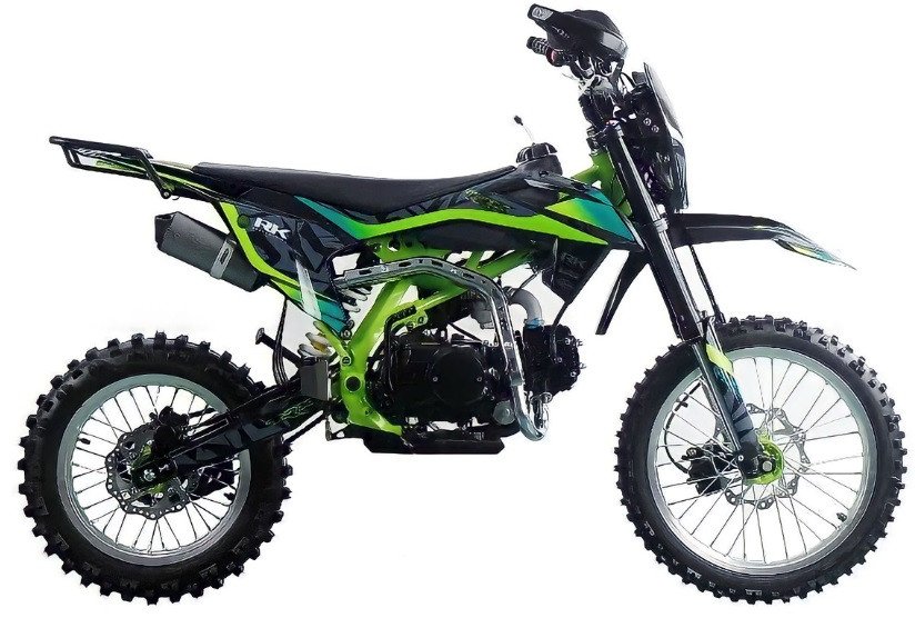 Мотоцикл Racer Pitbike TRZ 125 E-start (зеленый)