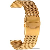 Браслет Rumi Shark металлический 20 мм (золотистый)
