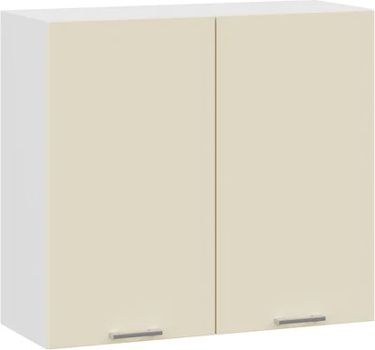 

Шкаф навесной Трия Габриэлла 1ВВ8 с двумя дверьми (белый/крем)