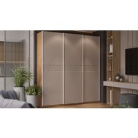 Шкаф-купе Трия Оскар Скания Т2 2100 268738 (ручка белая/дуб крафт золотой/кашемир/кашемир сатин)