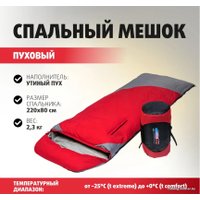 Спальный мешок Premier Fishing PR-YJSD-32-R (красный)