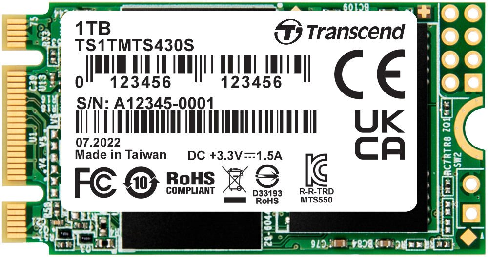 

SSD Transcend 430S 1TB TS1TMTS430S