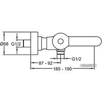 Смеситель Jacob Delafon Singulier E10870-CP