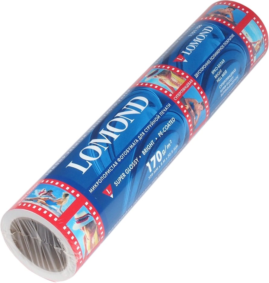 

Фотобумага Lomond Premium Super Glossy 329 мм х 8 м 170 г/м2 1101106