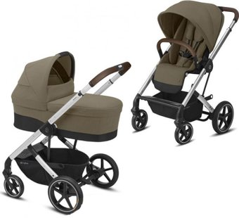 Cybex Balios S Lux 2020 (2 в 1, серебристая рама, classic beige)