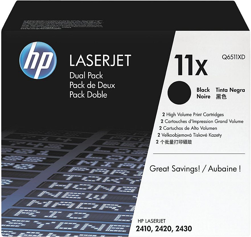 

Картридж HP LaserJet 11X (Q6511XD)