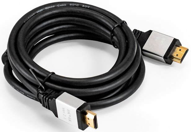 

Кабель ExeGate EX-CC-HDMI8K-2.0F HDMI - HDMI (2 м, черный)