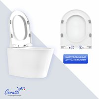 Унитаз подвесной Cerutti Ireneo Aria Tornado CT12148