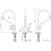 Смеситель Paulmark Siegen Si213111-BR (бронза/черный)