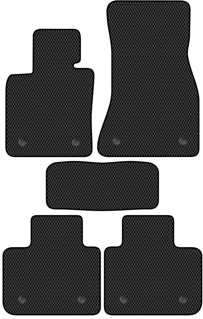 

Комплект ковриков для авто Alicosta BMW 6-Series Gran Turismo I (лифтбек / G32) 2017 - Н.В. (черный, ромб)