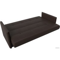 Диван Лига диванов Лига-018 117887 (экокожа коричневый)