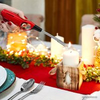 Зажигалка кухонная Сокол СК-302W (бордовый)