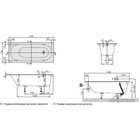 Ванна Villeroy & Boch Oberon (BQ170OBE2V) 170x75