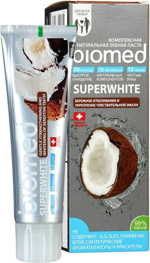 

Зубная паста biomed Superwhite 100 мл