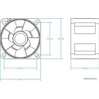 Вентилятор для сервера Arctic S4028-15K (5 шт) ACFAN00274A