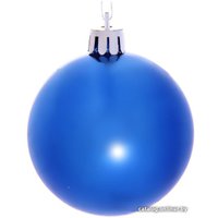 Елочная игрушка Серпантин Глянец шар 6 см 6 шт (синий) 183-879