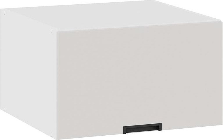 

Шкаф навесной Трия Гренада 1В6ГП (белый/холст мокко)