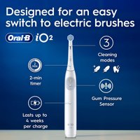 Электрическая зубная щетка Oral-B iO2 Electric Toothbrush Gentle Clean Sensitive (белый)