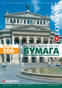 

Фотобумага Lomond матовая двусторонняя А4 200 г/кв.м. 250 листов (0300341)