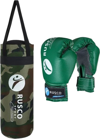 

Детский набор для бокса Rusco Sport 6oz (хаки)