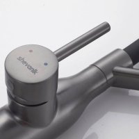 Смеситель Shevanik S343T-3 (оружейная сталь)