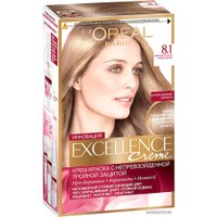 Крем-краска для волос L'Oreal Excellence 8.1 Светло-русый пепельный