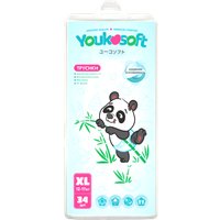 Трусики-подгузники Youkosoft Ультратонкие премиум 12-17 XL (34 шт)