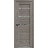 Межкомнатная дверь ProfilDoors 7X 60x200 (капучино мелинга/стекло прозрачное)