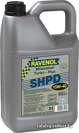 Моторное масло Ravenol Turbo-Plus SHPD 15W-40 5л