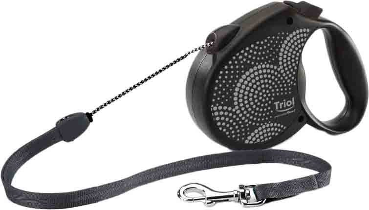

Поводок-рулетка Triol Flexi Life Bubbles M 11111026 (черный/серый)