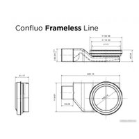 Трап/канал Pestan Confluo Frameless Line 850 241324 13701233