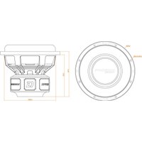 Головка сабвуфера DL Audio Phoenix Sport 12