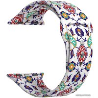 Набор ремешков Lyambda Alya для Apple Watch 38-40 мм (S/M и M/L, принт 8)