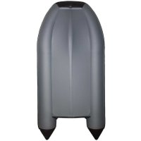 Моторно-гребная лодка Адмирал АМ-380 (серый/черный)