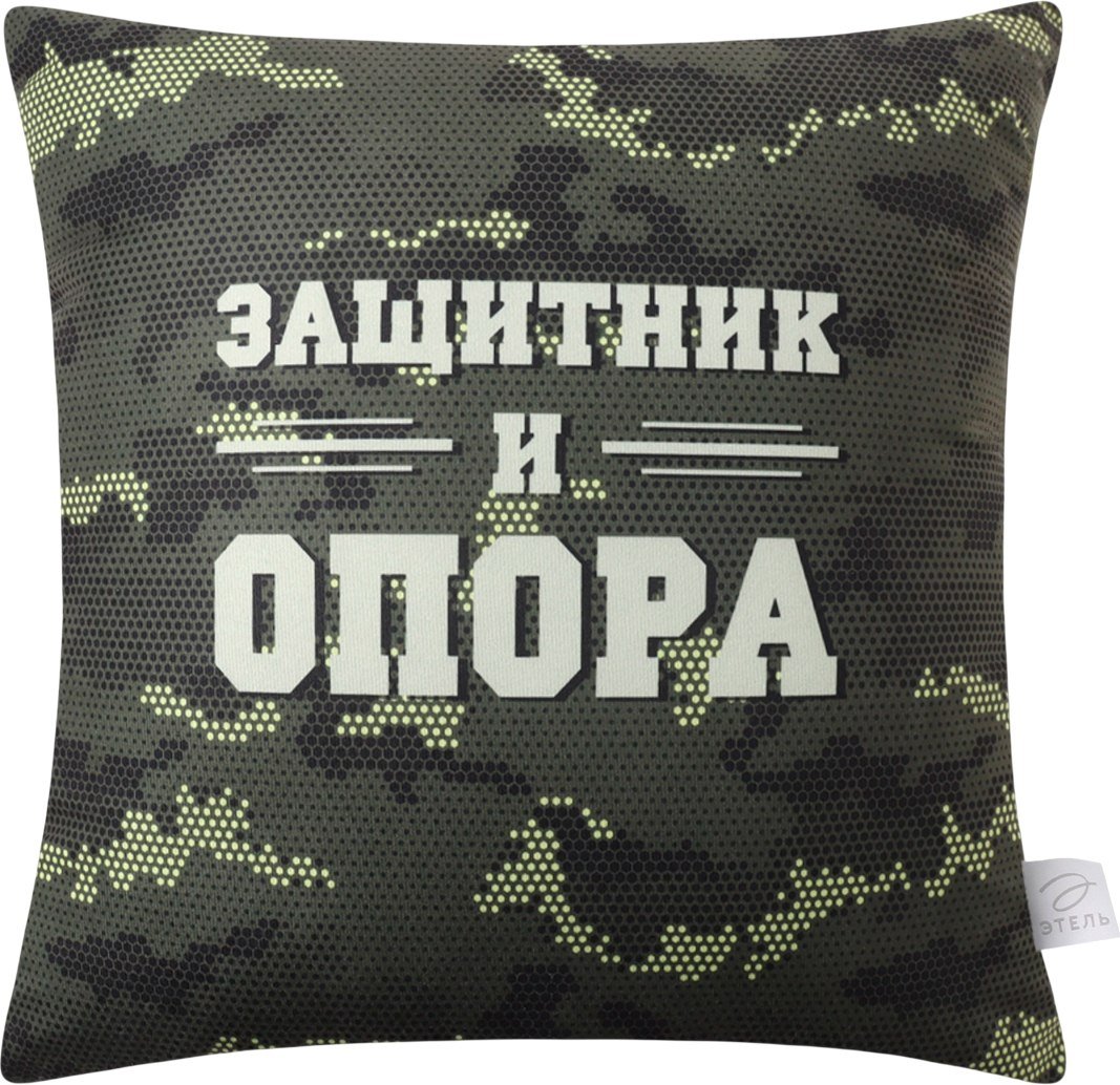 

Декоративная подушка Этель Защитник и опора 10805391 (40x40, велюр)
