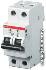 Выключатель автоматический ABB S 202 2P С 20А 6кА 2M 2CDS252001R0204