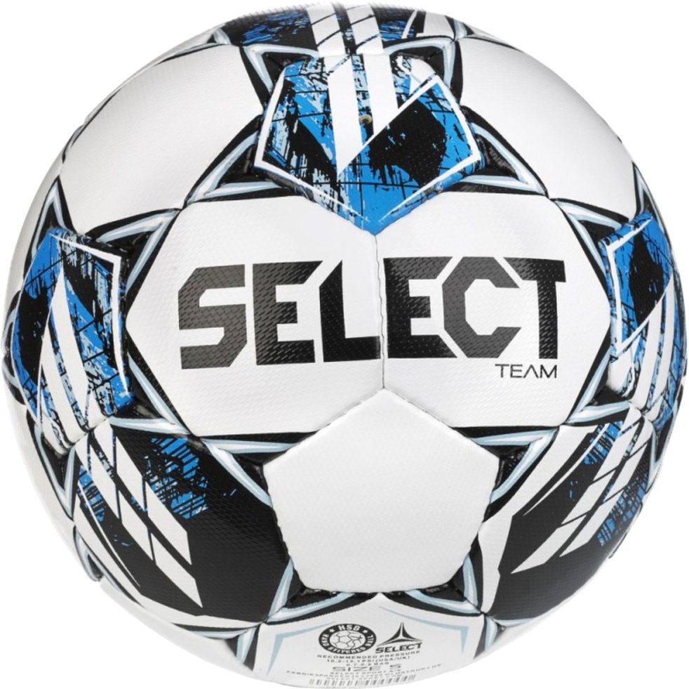 

Футбольный мяч Select Team V23 (4 размер, белый/синий/черный)