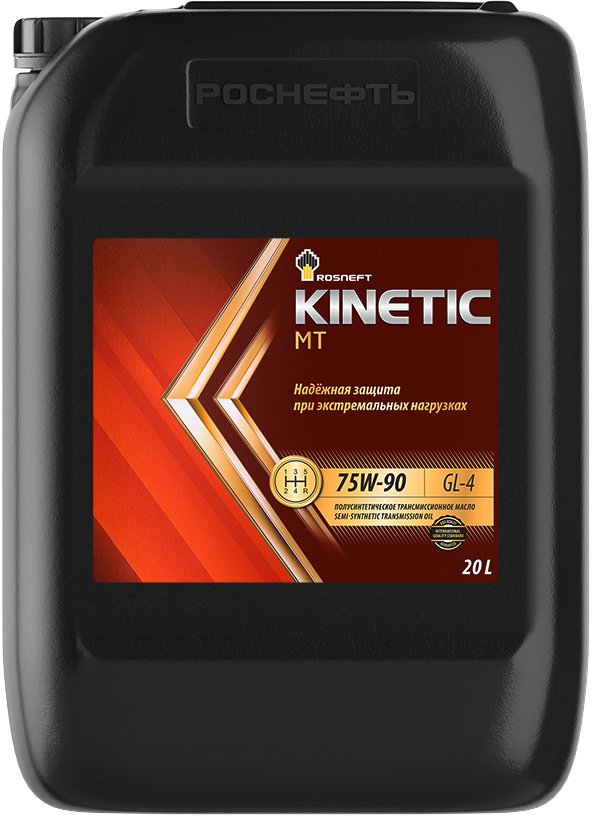 

Трансмиссионное масло Роснефть Kinetic MT 80W-90 20л