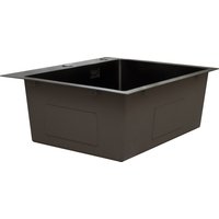 Кухонная мойка Blantek LS-5848HN Honeycomb Nano black