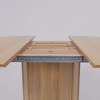 Кухонный стол Оримэкс Олаф 1100-1400x1100 (светлый дуб без тонировки/светлый дуб)