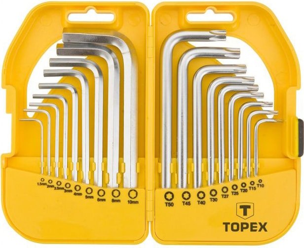 

Набор ключей TOPEX 35D952 (18 предметов)