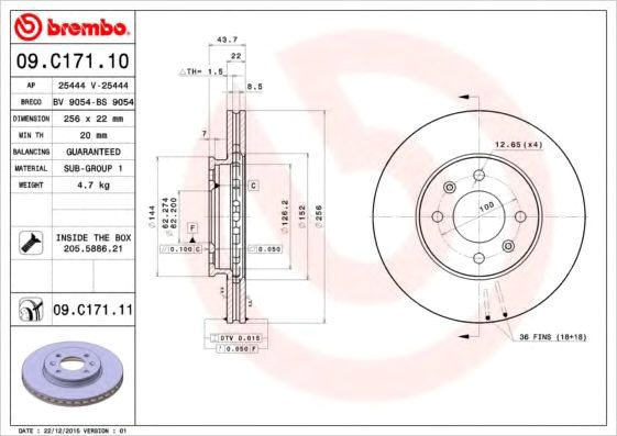 

Brembo 09C17111