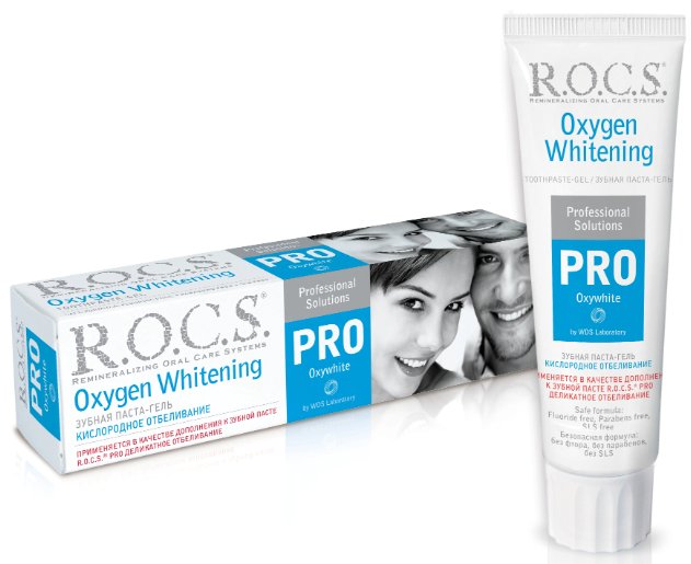 

Зубная паста R.O.C.S Pro Кислородное отбеливание 60 г
