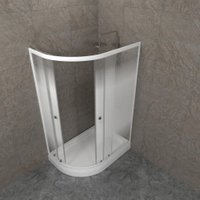 Душевой уголок Triton Коралл-Лайт 120x80 А (правосторонний)