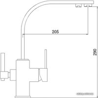 Смеситель ZorG ZR 332 YF Никель