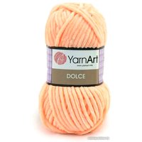 Пряжа для вязания Yarnart Dolce 100% микрополиэстер 764 100 г (120 м, персик)