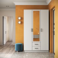 Шкаф распашной Mio Tesoro Хюгге 3D2S Z (белый)