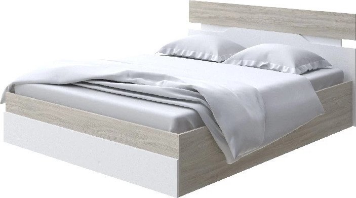 

Кровать PROxSON Milton с ПМ 160x200 (ясень шимо светлый/белый)